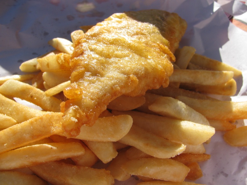 ood fish chips fries